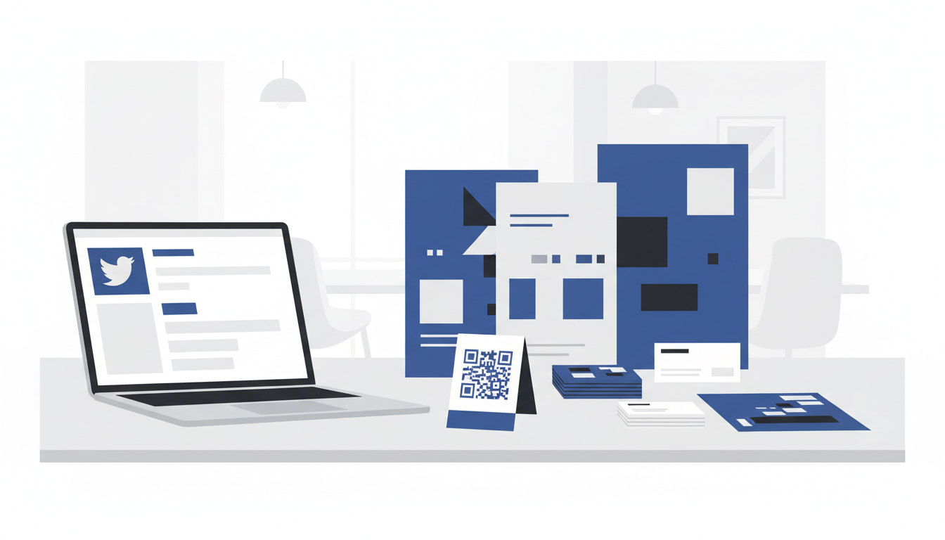 Druckservices & Werbemittel drucken für Twitter Marketing – So verbindest du Print und Social Media