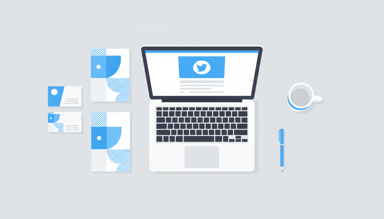 Geschäftsmaterialien drucken & Corporate Design: So stärkst du dein Twitter-Marketing mit Print